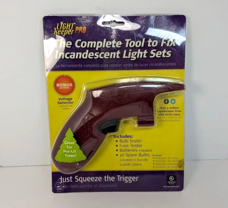 Light Keeper Pro Repair Tool Fix Christmas Incandescent String Patio Used - Image 4 of 4
