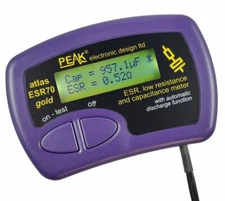 New Peak ESR70 Gold ESR PLUS Meter ESR 70 Resistance Tester w/ Audible Alerts