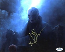 Andy Serkis Star Wars Snoke Autographed Signed 8x10 Photo ACOA  2020-5