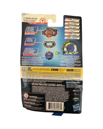 Beyblade Burst Turbo Sling Shock Z ACHILLES A4 with Launcher by Hasbro - Picture 2 of 2