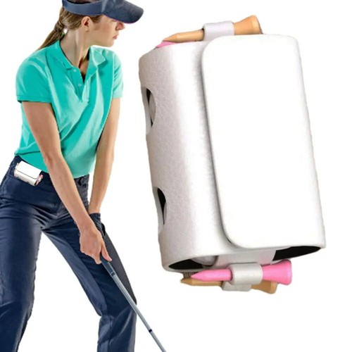 Golf Pouch Waist Bag Travel Case Leather Buckle Durable Wear-resistant for Gift - Picture 8 of 28