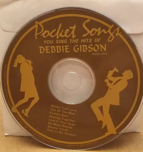 1014 DEBBIE GIBSON  POCKET SONGS KARAOKE  LOT SH 