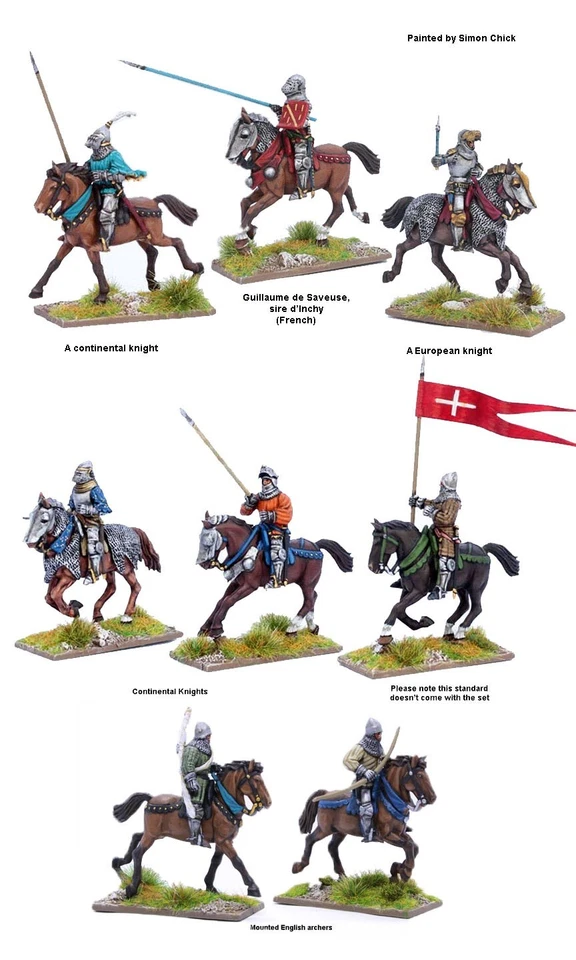 Perry Miniatures AO70 - Agincourt Mounted Knights 1415-1429 - 28mm PLASTIC BOX S - Image 3 of 4