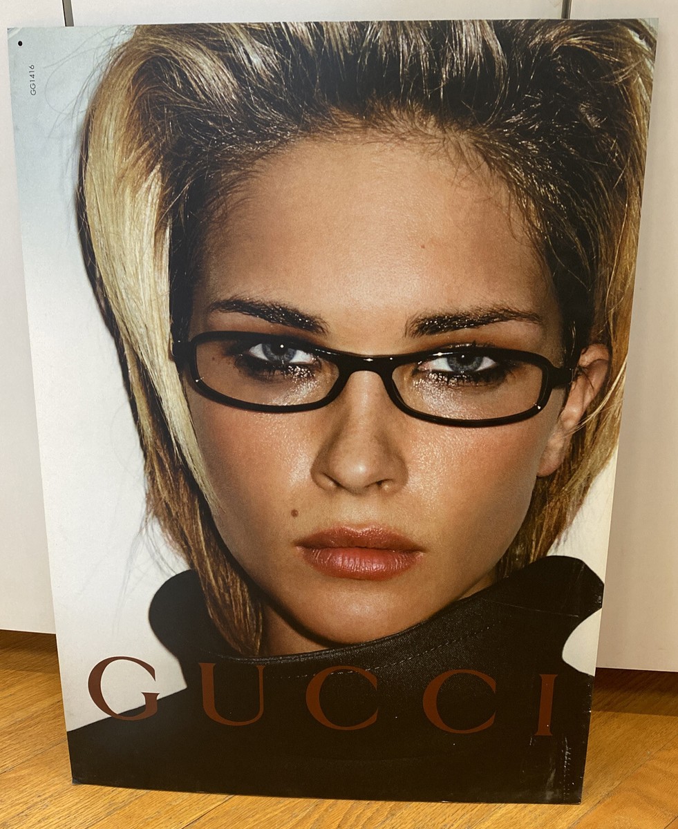Gucci 1 Side Eye Glasses Poster 20”x 28” Pro-Owned GG1416