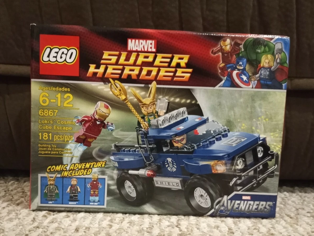 New Lego 6867 Loki s Cosmic Cube Escape Marvel Super Heroes eBay