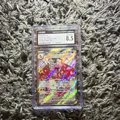 Charizard ex CGC 8.5 Full Art Holo Black Star Promo 074/Promo Pokémon Card