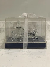 Shannon Crystal Cinderella Horse & Carriage In Hard Plastic Display Case NEW