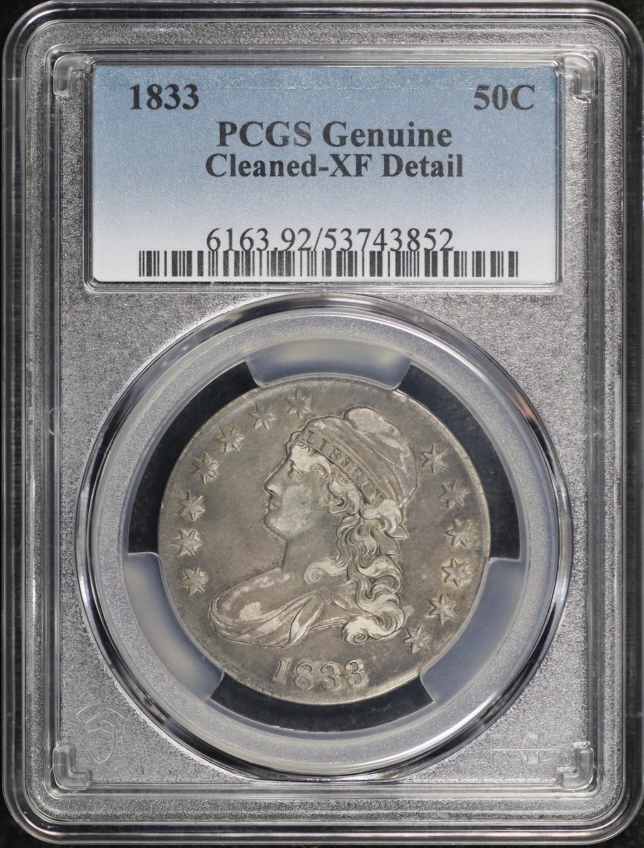 1833 Year US Early Half Dollar Coins (1794-1839) | Updated Sep 2026