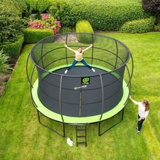 14ft Thorpe Sports Trampoline with Safety Enclosure Net Outdoor Use