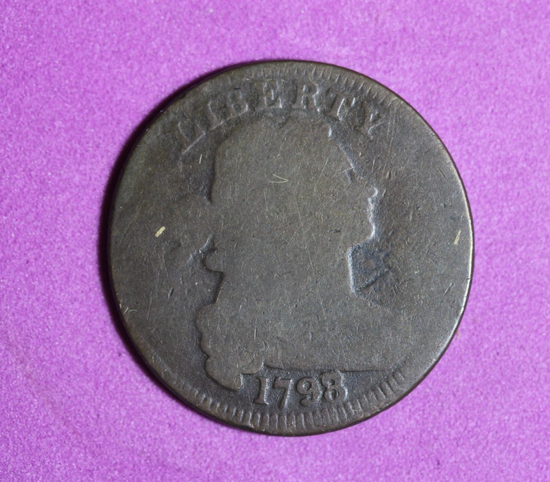 1798- Head Large One Cent Coin #P33082