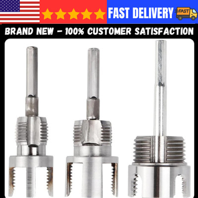 3Pcs PVC Pipe Threader Kit 1 2 3 4 1 NPT Integrated Internal & External Pipe