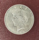 1923 90% Silver Peace Dollar $1 Circulated Raw Coin US Mint Not Mint Mark