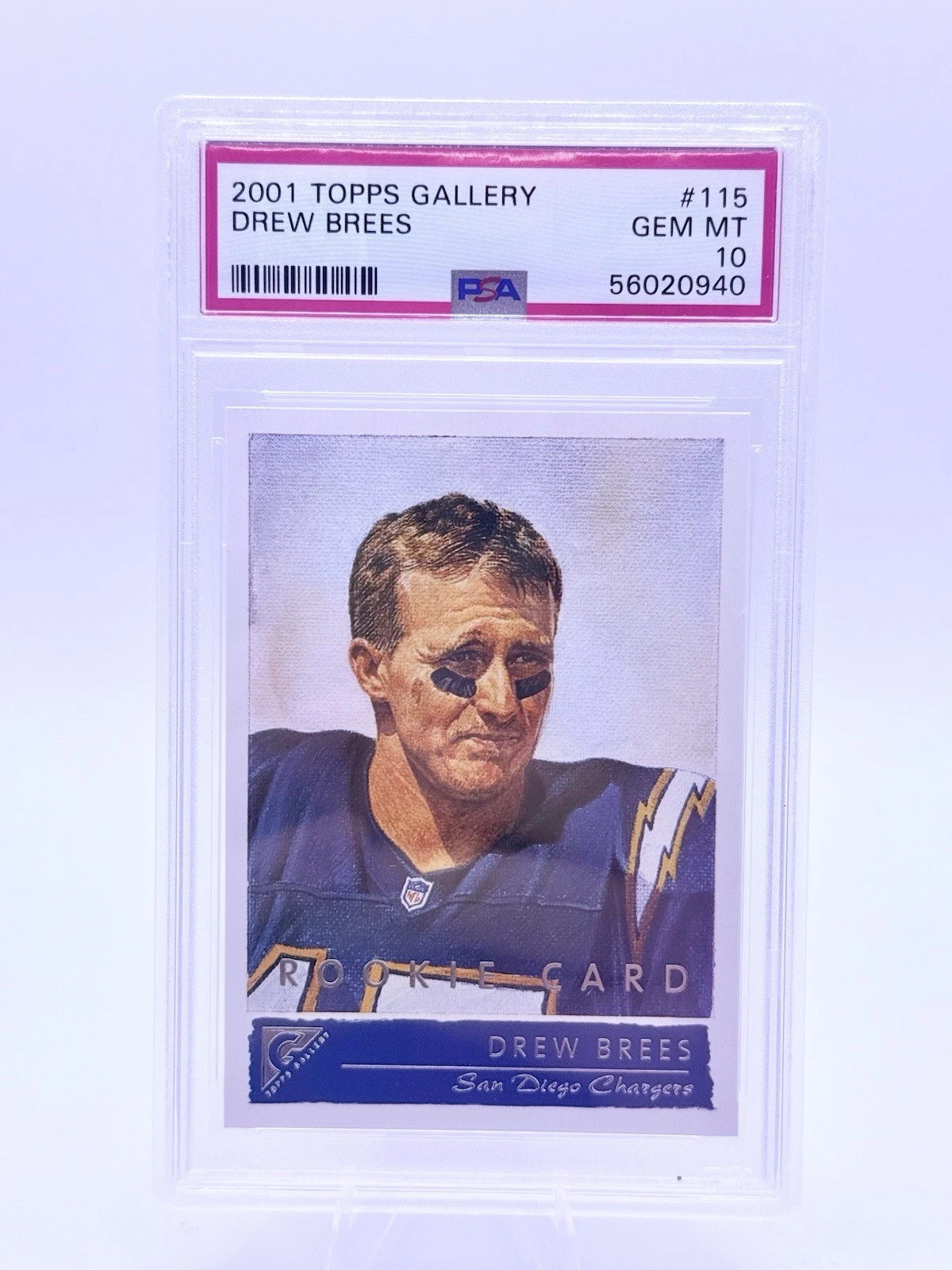 Drew Brees trading card