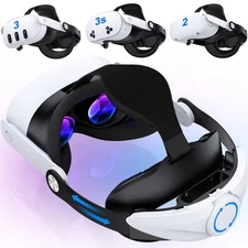 For Meta Oculus Quest 3/Quest 3S/Quest 2 VR Comfort Headset Elite Head Strap