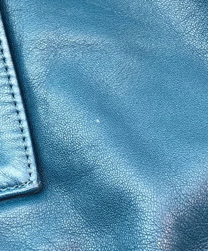 Vestopia Sheepskin Leather Jacket Men's Size L Sky Blue image 4