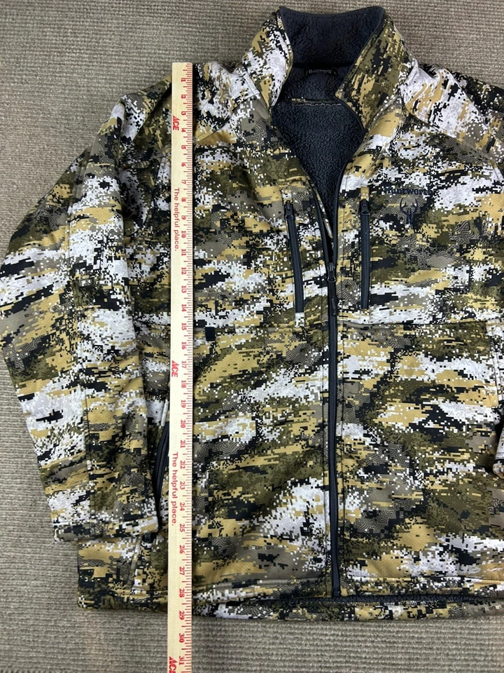 Huntworth Houlton Heavyweight Soft Shell Sherpa Hunting Jacket Disruption Sz XL - Image 4 of 4