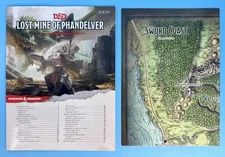 Dungeons & Dragons Lost Mind Of Phandelver Quest Campaign Book & Map Only D&D