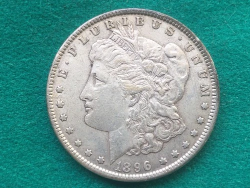 1896 Morgan Silver Dollar In Extra Fine Condition - Nice Coin