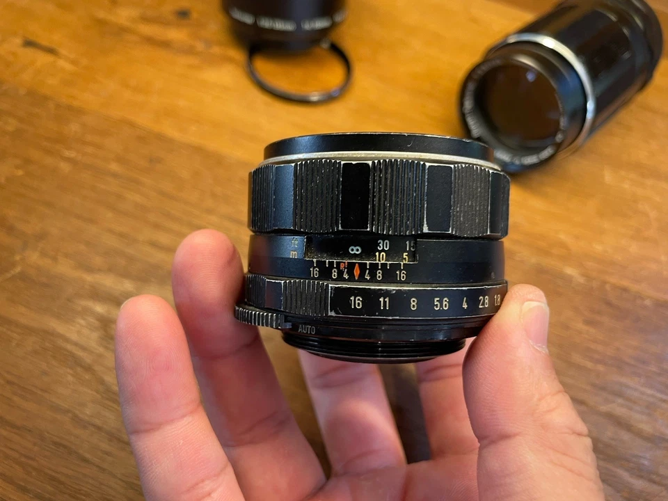 *2 Lens Set : Near Mint* Pentax Super Takumar 55mm F/1.8 & 135mm F/3.5 From JPN - Image 3 of 4