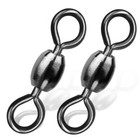 50/100/200Pc Heavy Crane Barrel Fishing Swivels Line Hook Connector Tackle