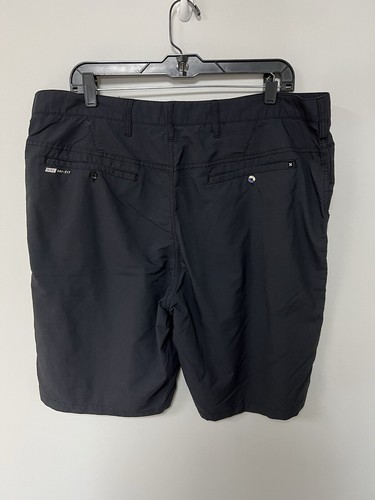 Hurley Nike DriFit Shorts Mens Charcoal Size 38 Dri-Fit Golf Walking Dark Gray - Picture 4 of 18