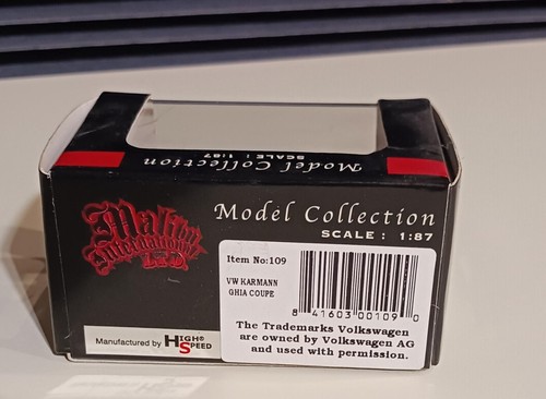 Set of 3 Malibu VW Volkswagen Karmann Ghia Bulli AC Cobra 1:87 HO Scale diecast - Picture 8 of 20