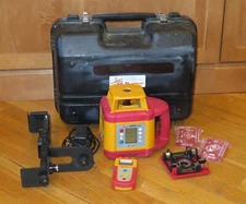 Pacific Laser Systems PLS HDR 1000 Dual-Slope Rotary Laser with Remote & Case