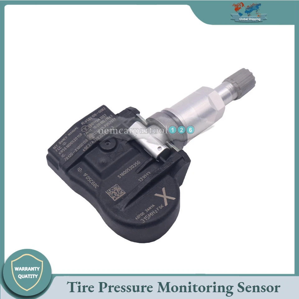 4Pcs Tire Pressure Monitoring Sensor For Nissan Sentra Versa 2012-19 315MHz - Image 3 of 4
