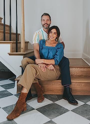 Chris Loves Julia 12 x 12 Zoll Bonneville grau & weiß Marmor Schale & Kleb... - Bild 2 von 7