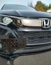 Front Bumper Tow Hook License Plate Mount Bracket Kit For Honda HR-V 2016-2022
