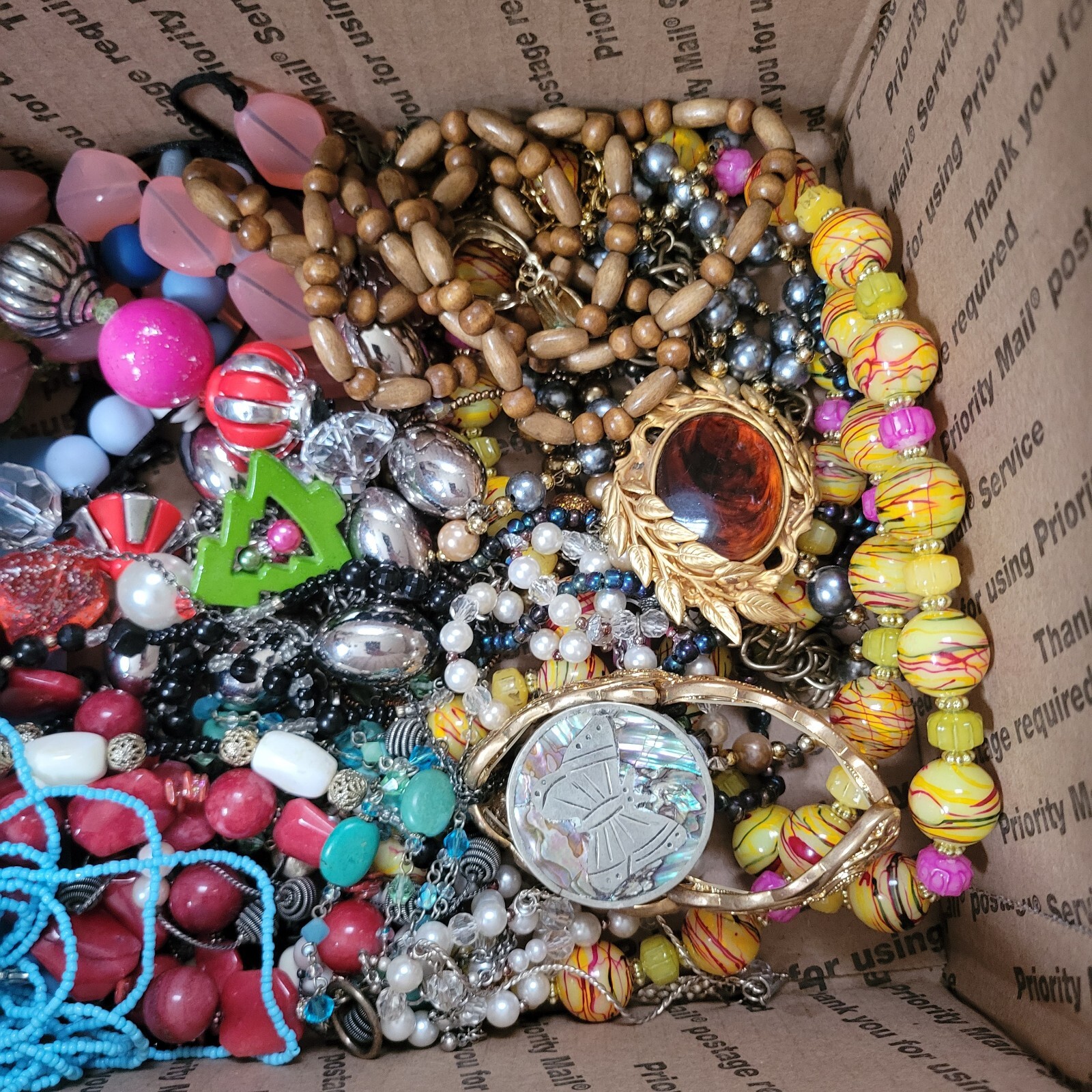 Wearable Bulk Jewelry Lot Vintage New Signed Unsigned Esate Thrift eBay