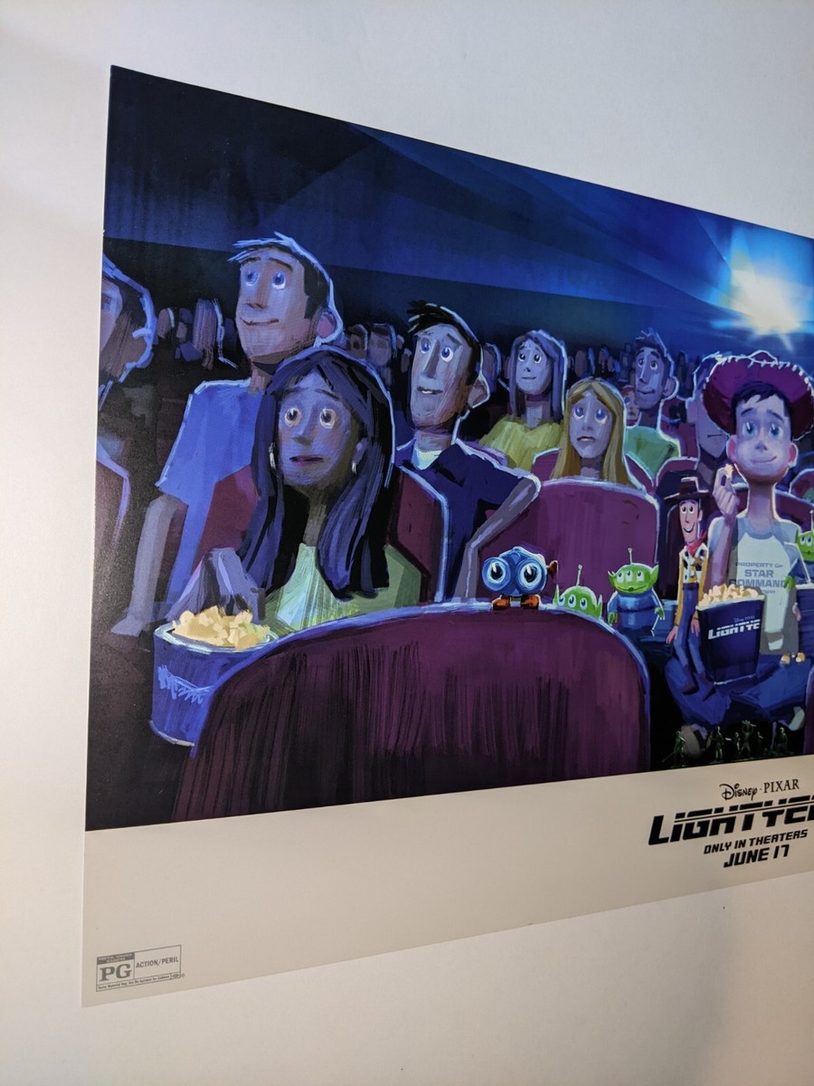 Disney Pixar LIGHTYEAR Promo Movie Poster 9.75 T x 19 W Toy Story