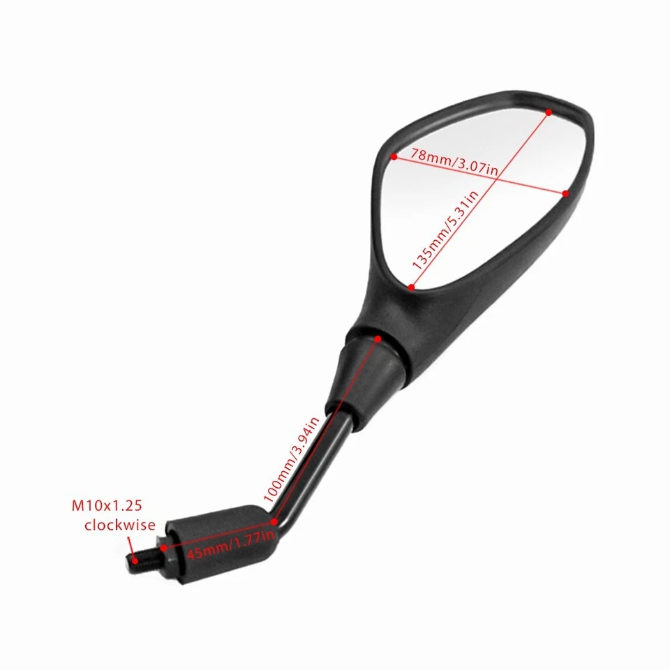 Espejos retrovisores laterales ajustables para SUZUKI V-Strom DL250 DL650 DL1000 DL1050 Foto 4 de 4