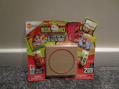HEX BUG NANO BOX SUMO BATTLE RING TRAGETASCHE MIT ZWEI NANOS ENTHALTEN NEU AUF KARTE