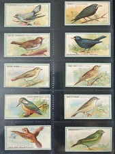CIGARETTE CARDS Lea 1922 English Birds (glossy) - complete set 25
