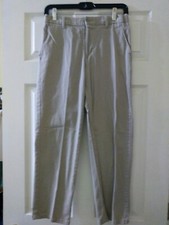 Boys Nautica Khaki Flat Front Pants 14 H