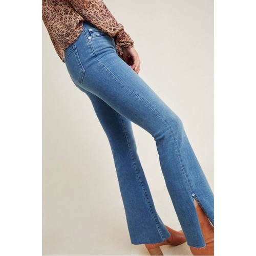 Jeans Pilcro and The Letterpress vita alta skinny bootcut spacco spacco retrò taglia 25 - Foto 4 di 16