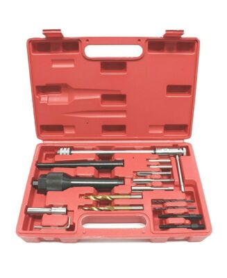 Kit Estrattore Candelette Glow Plug Spezzate - Set 16 Pezzi Con Chiave A T Cricchetto Per Auto - Foto 10