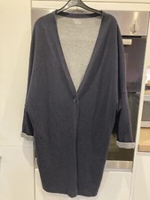Majestic Filatures Merino/cotton/cashmere Blend Jacket Oversized 1 F 36/ Uk 8