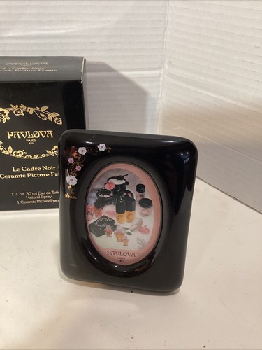 Vintage Pavlova Paris Perfumed Potpourri & Ceramic Picture Frame NOS - Picture 3 of 9
