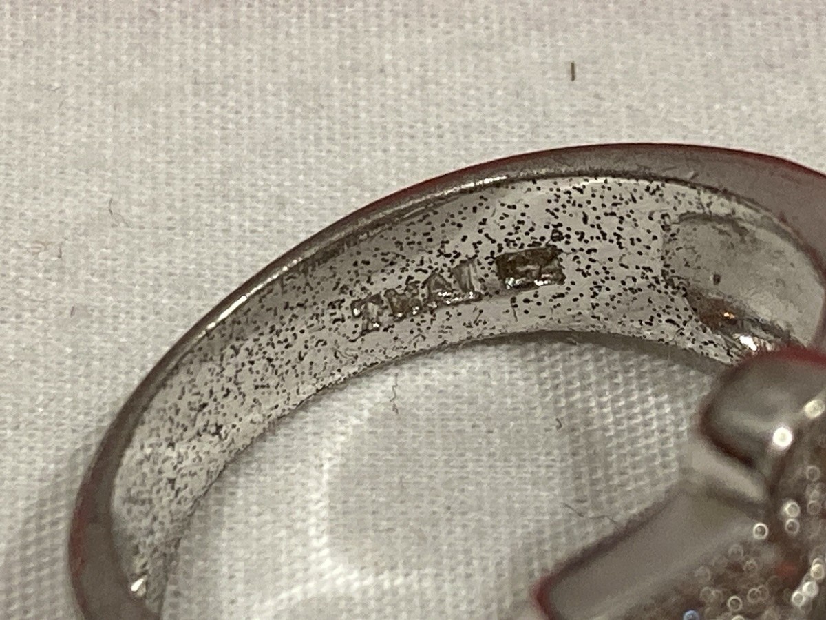 ADI 925 THAILAND Sterling Silver CZ Cubic Zirconia Cocktail Band