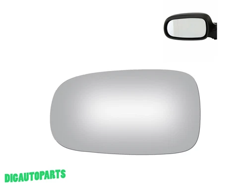 Driver Left Side Mirror Glass+Adhesive for 03-11 Saab 9-3 93 / 03-09 Saab 9-5 95