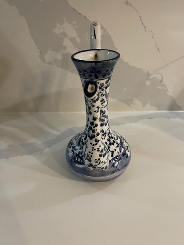 Vintage Coimbra Pottery Vase ~ Hand Painted Portuguese Ceramic - Picture 2 of 6