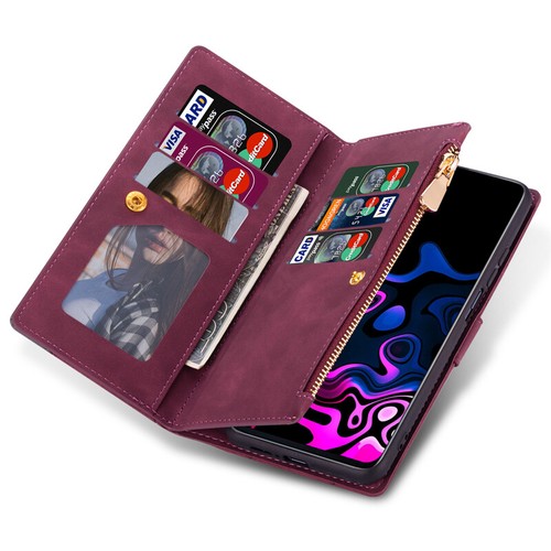 For Samsung A11 A21s A31 A41 A51 Lanyard Wallet Case Zip Card Leather Flip Cover - Picture 30 of 37