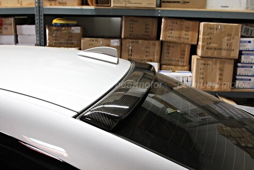 Alerón de techo ventana fibra de carbono real para BMW E90 325i 328i 335i 2006-2011 - Imagen 8 de 8