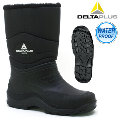 HERREN SCHNEESCHUHE WINTERWASSERDICHT MUCKER THERMO SKI WELLINGTONS PELZSTIEFEL GRÖSSE 