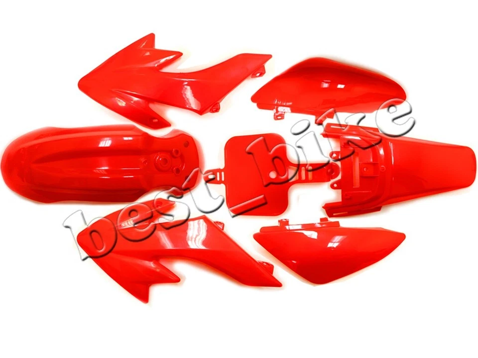 Kit de carenado de guardabarros de plástico para Honda XR50 CRF50 SDG SSR 107 125 Dirt Pit Bike Foto 2 de 4
