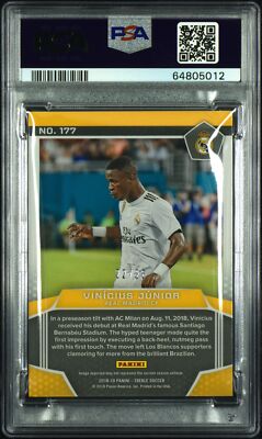 ヴィニシウス Panini Treble ルーキーカード 激レア 2018-19 Panini Treble - Vinicius Junior #177 Gold /25 (RC