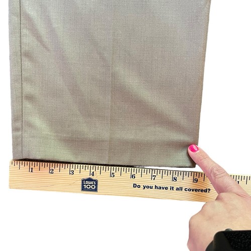 Axist Dress Pants Mens Hook & Clasp Closure Size 33x32 Beige Khaki Slacks EUC - Picture 8 of 14