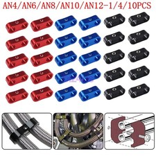 4an 6an 8an 10an 12an Hose Separator Clamp Fitting Adapter For Oil Fuel Line